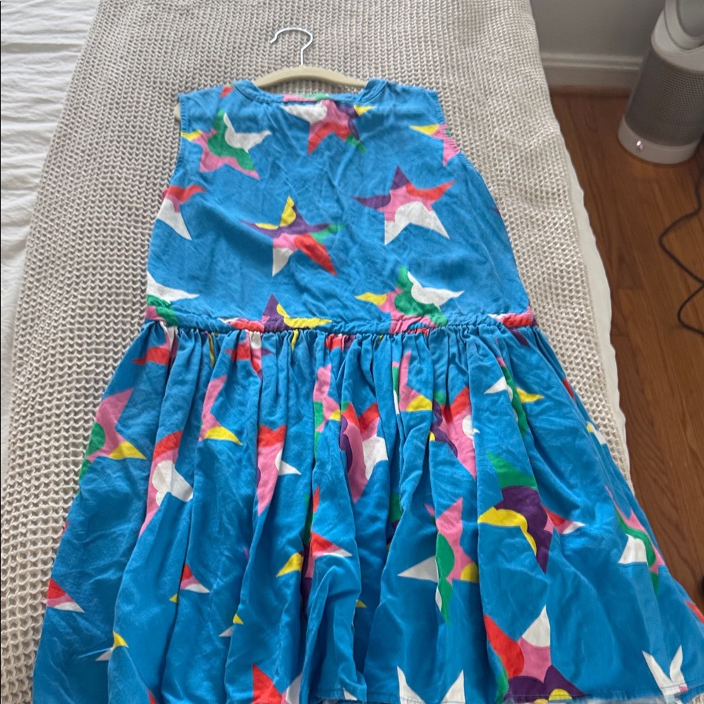 Stella McCartney Kids Blue Dress with Colorful Accents